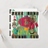 マジョングッドラックハッピーデー カード (正面/裏面インサイチュ)