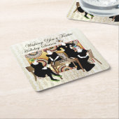 マジョングフェスティバル スクエアペーパーコースター (アングル)