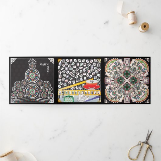 マジョングリメリック1三つ折りカード 三つ折りカード (外部)