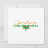 マジョングリーティングフラットカード 招待状 (裏面)