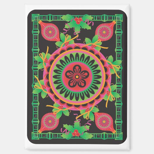 マジョングリーティングマグネット マグネット (正面)