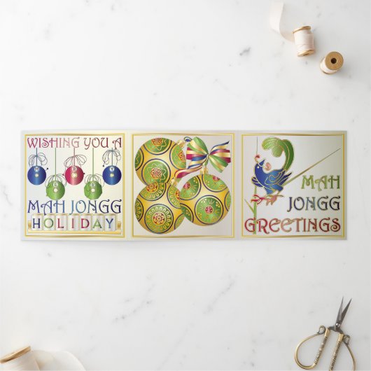 マジョングリーティング 三つ折りカード (外部)