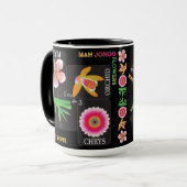 マジョング4花マグカップ マグカップ (正面左)