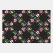 マジョング4花束紙 ラッピングペーパーシート (正面)