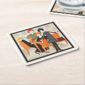 マジョンゲームコースター スクエアペーパーコースター (アングル)