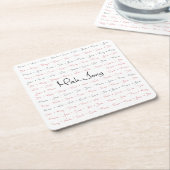 マジョンコースター スクエアペーパーコースター (アングル)