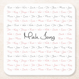 マジョンコースター スクエアペーパーコースター