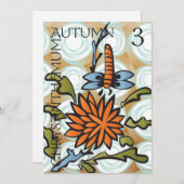 マジョンシーズンズオータムフラットカード サンキューカード (正面/裏面)