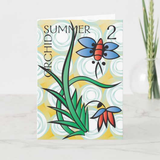 マジョンシーズンズサマーカード サンキューカード (正面)