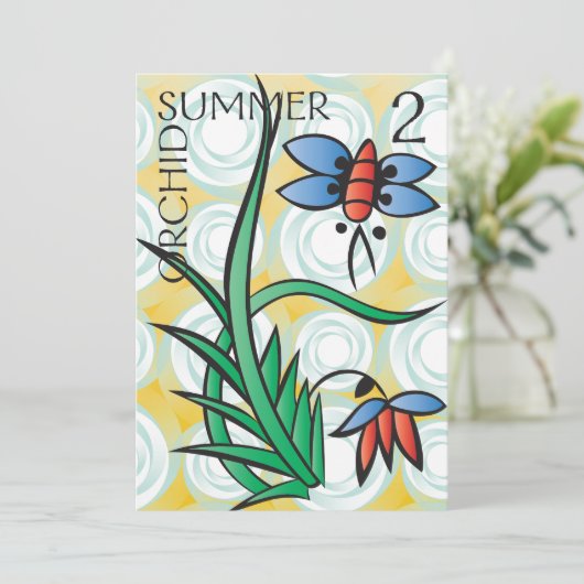 マジョンシーズンズサマーフラットカード サンキューカード (スタンド正面)