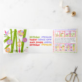 マジョンシーズンズ誕生日 三つ折りカード (内部)