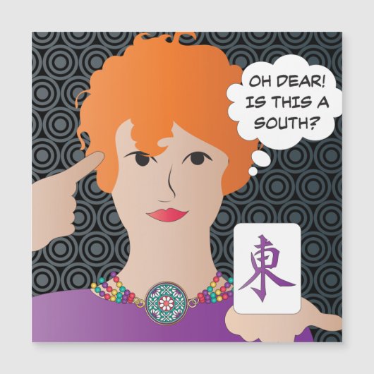 マジョンジョグことわざウィンズマグネットカード (正面)