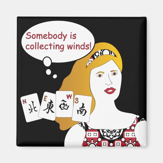 マジョンジョングことわざウィンズマグネット マグネット (正面)