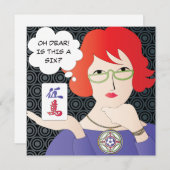 マジョンジョングことわざクラックFlat Card 招待状 (正面/裏面)