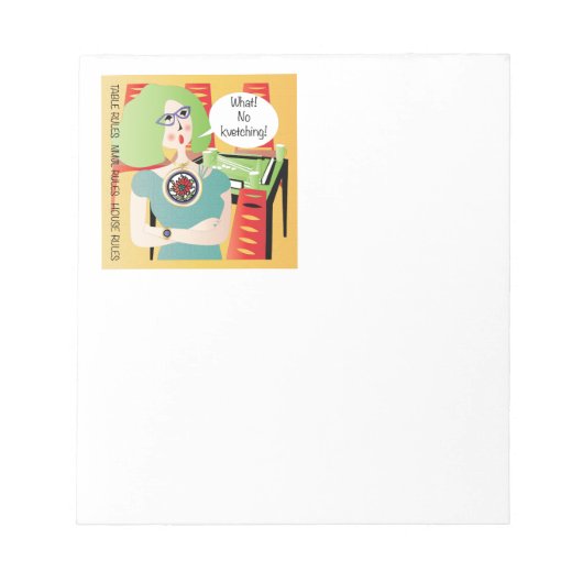 マジョンジョングことわざクヴェエッチ ノートパッド (正面)