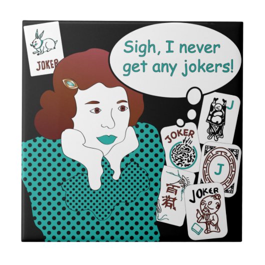 マジョンジョングことわざジョカーズタイル タイル (正面)