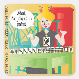 マジョンジョングことわざノジョーカー スクエアシール