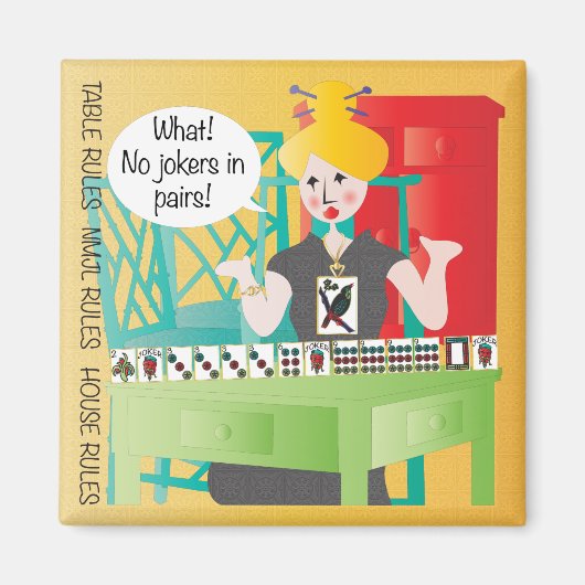 マジョンジョングことわざノジョーカー マグネット (正面)