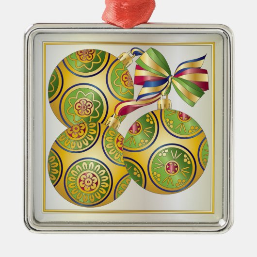 マジョンジョングクリスマスオーナメントオーナメント メタルオーナメント (正面)