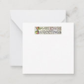 マジョンジョングクリスマスオーナメントスモールカード ノートカード (裏面)