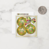 マジョンジョングクリスマスオーナメントスモールカード ノートカード (正面/裏面インサイチュ)