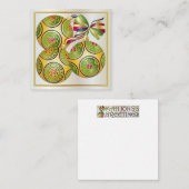 マジョンジョングクリスマスオーナメントスモールカード ノートカード (正面/裏面)