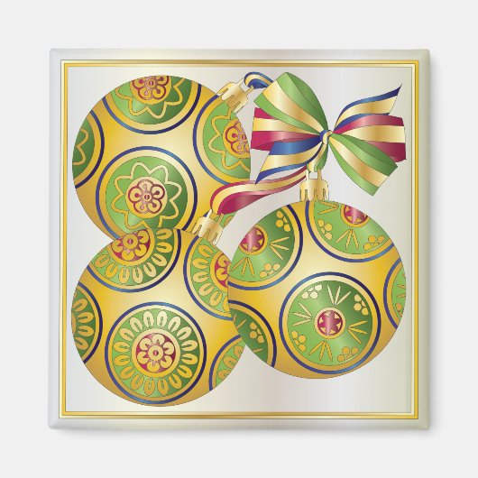 マジョンジョングクリスマスオーナメントマグネット マグネット (正面)