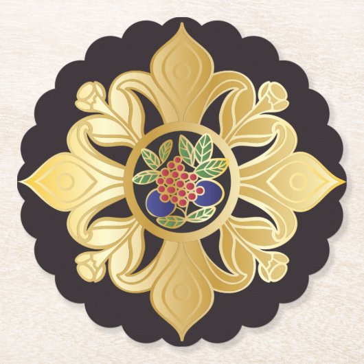 マジョンジョングジュエリーコースター ペーパーコースター (正面)