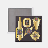 マジョンジョングジュエリー磁石 マグネット (正面/裏面)