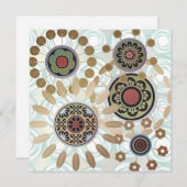 マジョンジョングスターバストドットフラットカード 招待状 (正面/裏面)