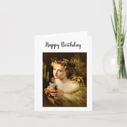 マジョンジョング誕生日カードフェアリー カード (正面)