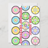 マジョンジョング誕生日ドット カード (正面)