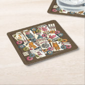 マジョンジョーカー スクエアペーパーコースター (アングル)