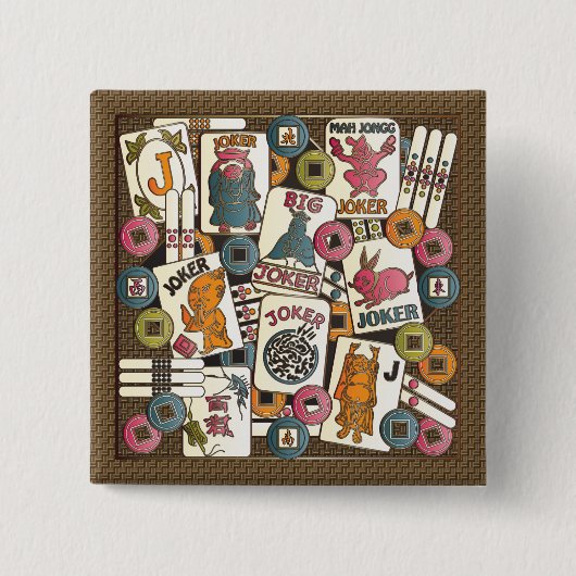 マジョンジョーカー 缶バッジ (正面)