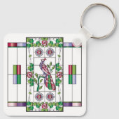 マジョンステンドグラスのキーチェーン キーホルダー (裏面)