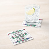 マジョンステンドグラスコースター スクエアペーパーコースター (インサイチュ)