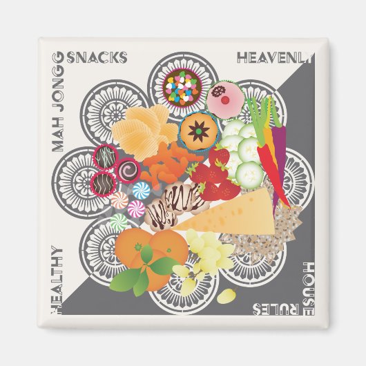 マジョンスナックスナックマグネット マグネット (正面)