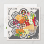 マジョンスナックスフラットカード 招待状 (正面/裏面)