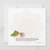 マジョンスナックスフラットカード 招待状 (裏面)