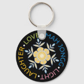 マジョンスノーフレークスキーチェーン キーホルダー (正面)