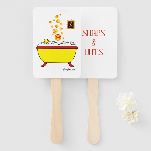 マジョンソップ&ドットファン ハンドファン (正面&裏面)