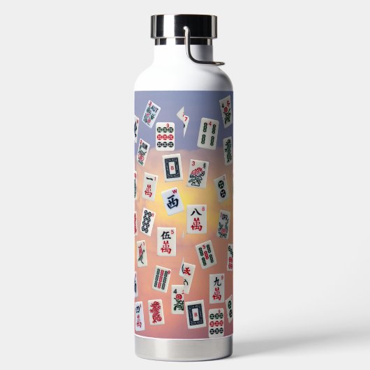 マジョンタイルデザイン ウォーターボトル (左面)