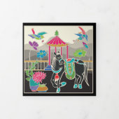 マジョンタイルトリフォールドカード 三つ折りクリスマスカード (カバー)