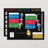 マジョンチャールストンのグラフカード ポストカード (正面/裏面)