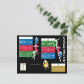 マジョンチャールストンのグラフカード ポストカード (スタンド正面)