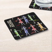 マジョンチャールストンコースター スクエアペーパーコースター (アングル)