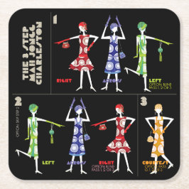 マジョンチャールストンコースター スクエアペーパーコースター