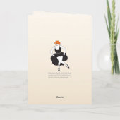 マジョンチャールストンダンサー誕生日カード サンキューカード (裏面)