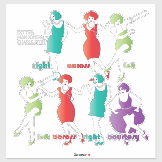 マジョンチャールストンビニールステッカー シール (シート)