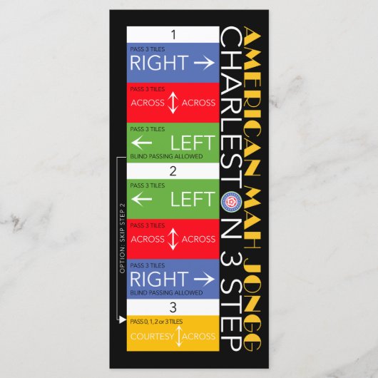 マジョンチャールストンフラットカード1 メニュー (正面)